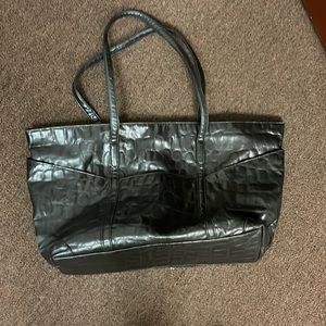 Large Vintage JR leather bag